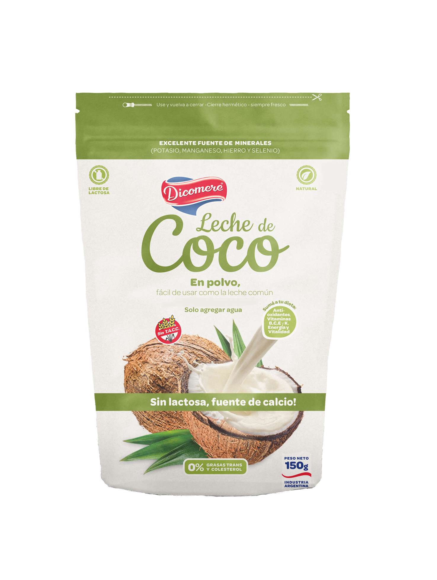 Leche de coco en polvo